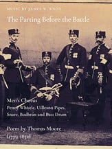 The Parting Before the Battle TTBB choral sheet music cover